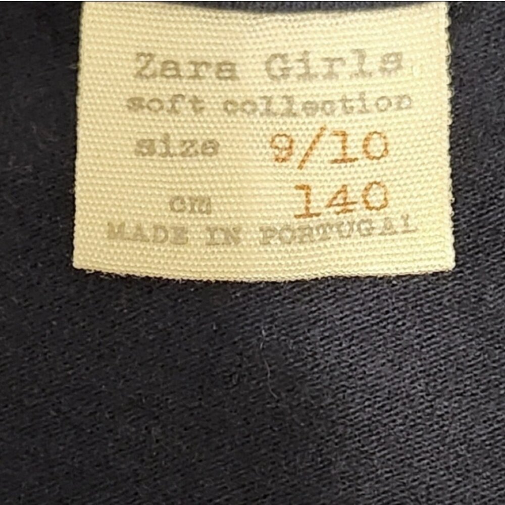 Zara Girls Long Sleeve Shirt Size 9/10 - Picture 3 of 5